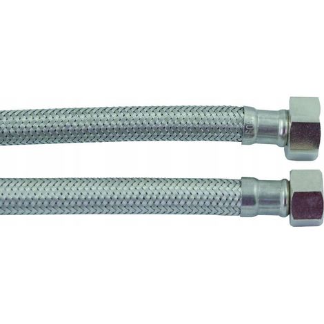ANSCHLUSS FLEXIBLER PEX-SCHLAUCH 3/8 X 20 CM GEFLOCHTEN