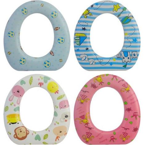 Cleafe - Riduttore Sedile Seggiolino Per Wc Morbido Per Bambini Con 4 Motivi A Fantasia 59781 - (1/5)
