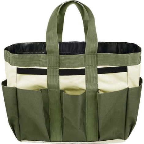 Tragbare Gartenwerkzeugtasche von Oxford, Pflanzenwerkzeugset, Aufbewahrungstasche mit mehreren Fächern für Zimmer- und Gartenpflanzen (1/5)