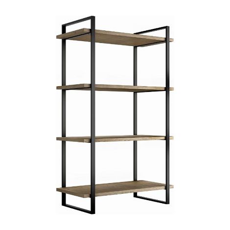 Scaffale Lader in Acciaio e Ripiani in Legno cm 69 X 35 X 115 H (1/4)