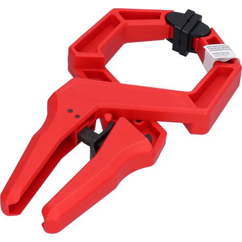 Pince à cliquet à ressort pour le travail du bois, à dégagement rapide, en forme de G, idéale pour le bricolage et la menuiserie (ouverture de 0 à 50 mm). (1/5)