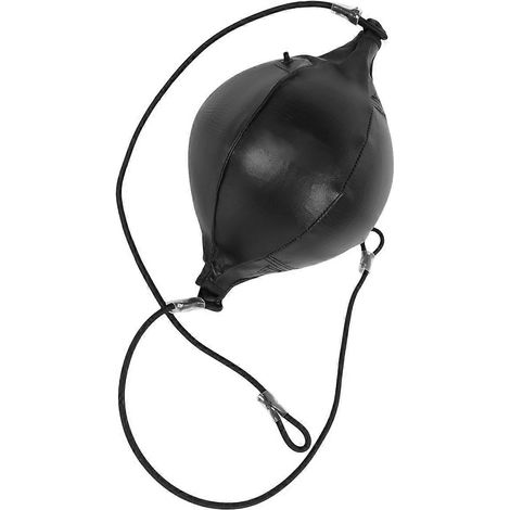 Sac de frappe et balle de boxe compatibles, élastiques, pour l'entraînement (1 pièce, noir). (1/5)