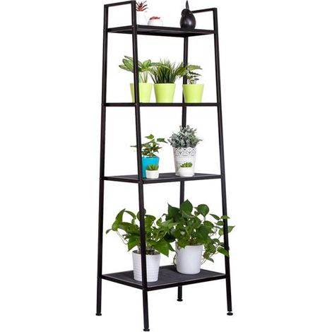 Widen 4 Tiers Bookshelf Black (1/5)