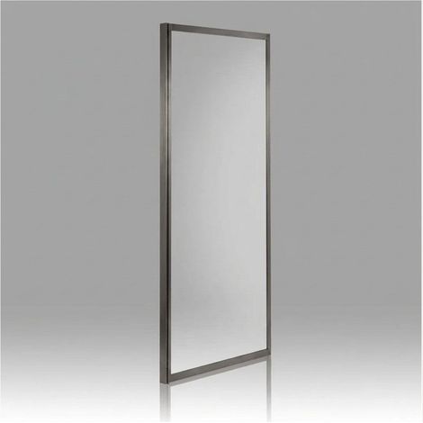 Parete Fissa Doccia 70X190 Cm Vetro Trasparente Profili Gun Metal City (1/3)