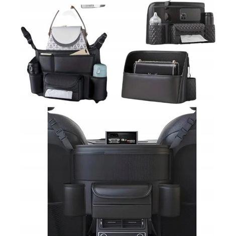organizzatore per auto tra i sedili borsa liscia (1/5)