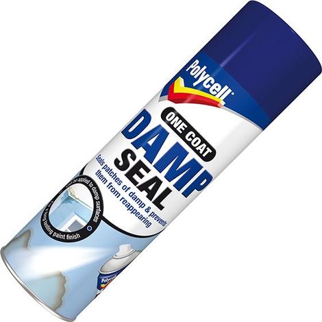 Polycell 5084978 One Coat Damp Seal Aerosol Spray - 500ml
