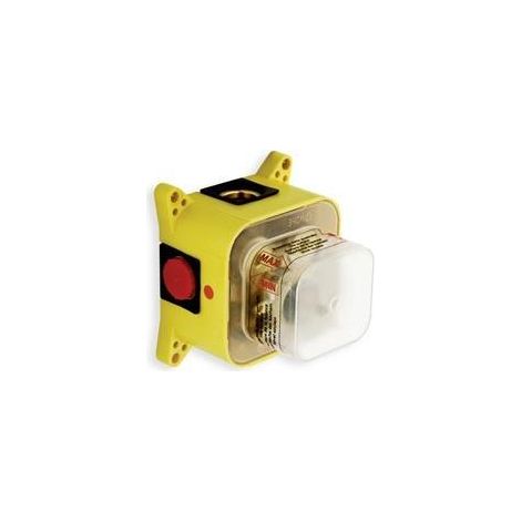 BOX POUR ENCASTRES THERMOSTATIQUES SORTIE 3/4 SANS ROBINET D'ARRET - CRISTINA ONDYNA PD70000 (1/2)