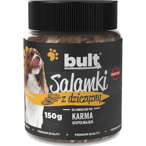 BULT Salamki-Leckerbissen für Hunde mit Wild 150 g (1/3)