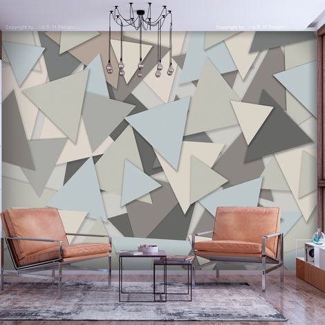 Fotomurale adesivo - Geometric Puzzle - 196x140 (1/4)