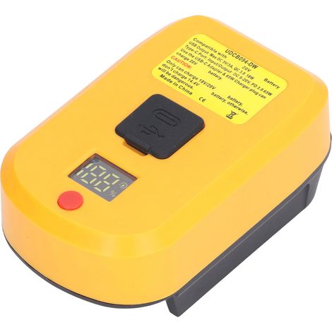 5V 3A QC3.0 18W USB-C-Ladegerät, 65W PD3.0-Netzteil, 5-20V DC-Ausgang, 18-20V kompatibel, Typ-C-Netzteil (1/5)