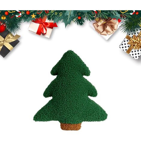 Coussins Décoratifs De Noël Dossier Peluche Décorations Fête Décoration  Coussin Arbre Noël Peluche Décoratif Décorations Fête Lit Canapé Chaise Chambre Salon Bureau Dortoir Hôtel Voiture (1/5)