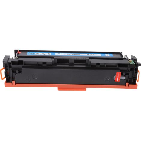 Cartouche de toner avec puce de poudre ABS, facile à recharger, compatible avec HP M283fdw, 1200 pages, pour W2111A, bleu, 30 g (1/5)