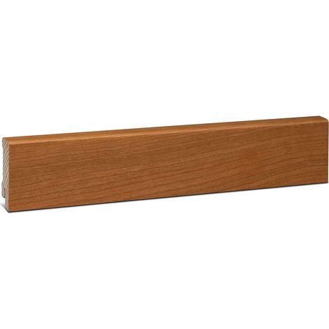 KGM Sockelleiste Kirschbaum furniert lackiert 16x58mm Modern 2,4m