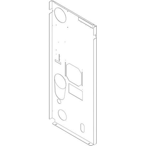 Pièce de rechange BOSCH TTNR : 8738804941 panneau arrière CLA-1 150 (l) everp