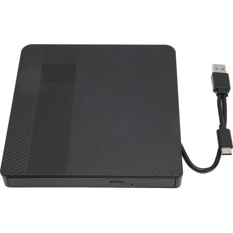 Lecteur DVD Externe USB 3.0 et Type C, Graveur CD/DVD Universel pour PC, Mac et Linux (1/5)
