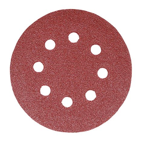 TIMCO Random Orbital Sanding Discs 60 Grit Red - 125mm