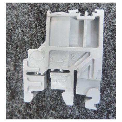 Butée d'arrêt 9.1mm grise pour bloc de jonction ABB 1SNA114836R0000 (1/2)