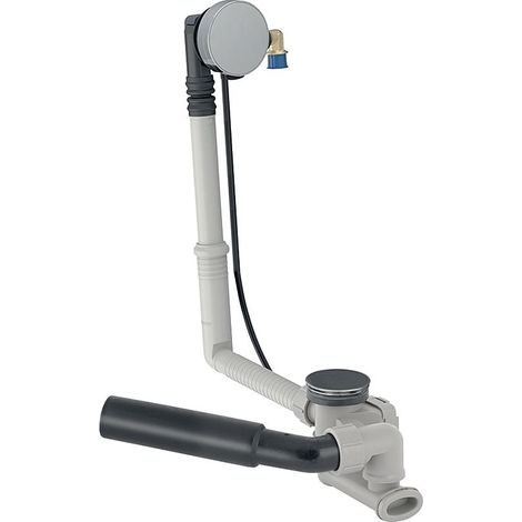 Geberit - Ab- und Überlaufgarnitur für Badewannen mit Befüllung, Länge: 260 mm, Montageset, verchromt 150.710.21.6 (1/5)