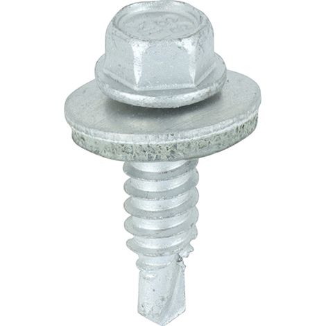 TIMCO Sheet Steel Stitching Screws A2 Stainless Steel Bi-Metal with EPDM Washer - 6.3 x 22 (1/3)