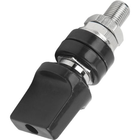 Connecteur de puissance M10 100A avec entrée fiche banane 4mm, couleur noir pour applications haute intensité