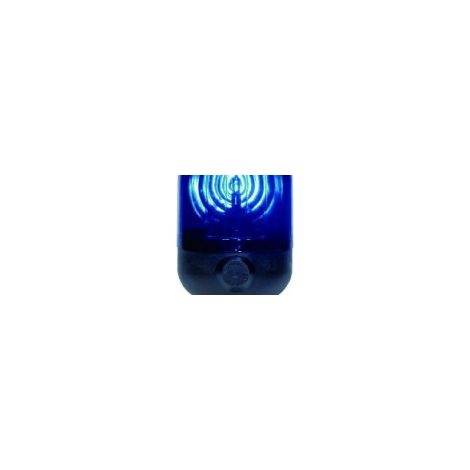 Gyrophare MICROROT tige flexible bleu H1 24 V