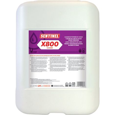 Désembouant rapide X800 Sentinel - 20 l