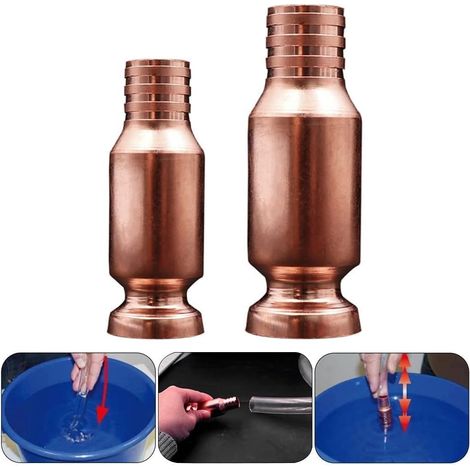 Connecteur tuyau auto amorçant buse siphon tuyau d amorçage tête auto amorçante buse tuyau jiggler Express Shaker auto jardin 71 (1/5)