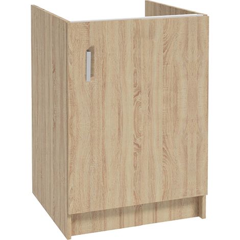 Moderner Küchenschrank – Soft Sonoma – 60 x 50 x 83 cm – Unterschrank – Praktisch