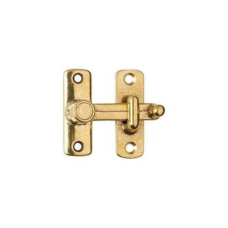 Chiavistello con molla - ottone lucido