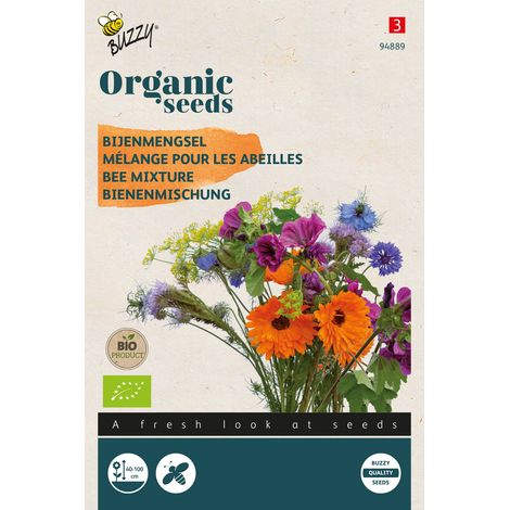 Buzzy Organic Fleurmélange Abeilles- Bio Semences - Ca. 2 gr