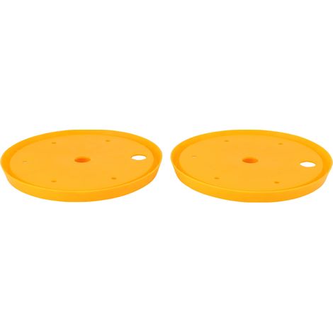 Pot de fleurs rond avec trous de drainage, utilise moins de terreau pour le jardinage intérieur et extérieur, amovible 20,3 cm (1/5)