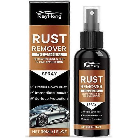 Nouveau spray antirouille Nexa 2025 : nettoyant antirouille amélioré pour rayures et taches de fer sur diverses surfaces métalliques. Format : 1 pièce. (1/4)