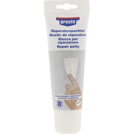 Presto Reparaturspachtelmasse - Spachtelmasse für Risse und Löcher in Wände, 225ml (1/3)