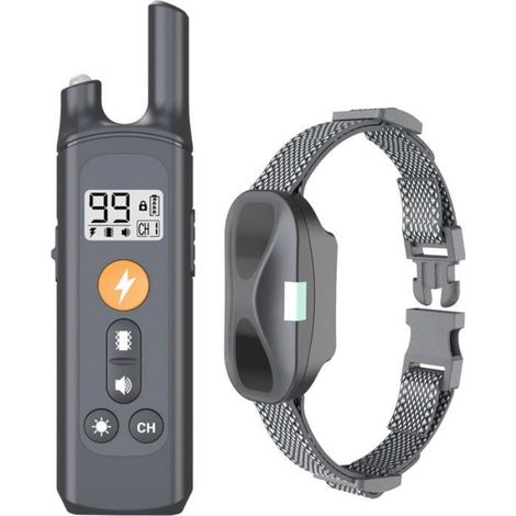 Dispositif Anti-aboiement - Télécommandé - Portée 800 M - Batterie Lithium Rechargeable 300 Mah - Noir - 1 Pièce (1/5)