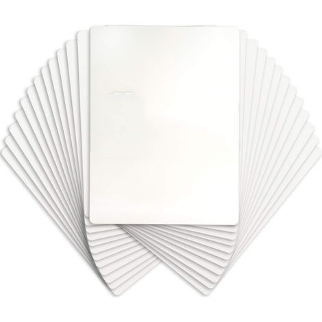 Tableau Blanc Portable 9 X 12 Pouces - Tableau À Effacer À Sec Double Face - Pour École Bureau Maison Enfants Étudiants - Lot De 2 (1/5)