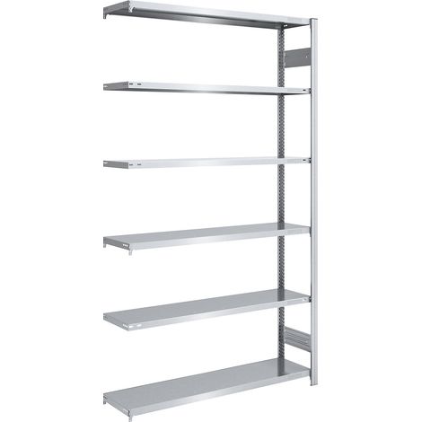eurokraft pro, Rayonnage emboîtable de stockage galvanisé, h x (1/2)