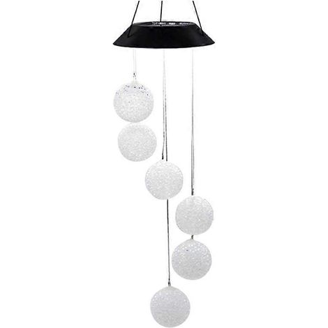 Carillon éolien suspendu à énergie solaire pour l'extérieur, décoration de jardin pour maman (1/5)