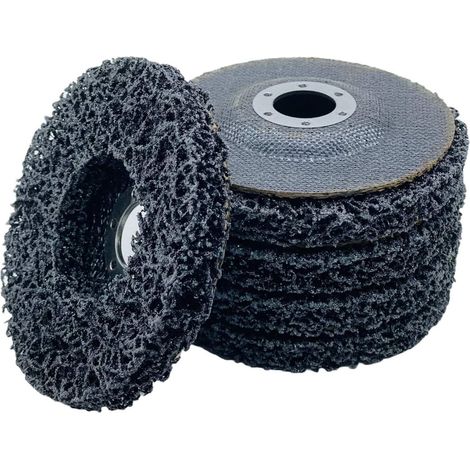 KIT 5 DISCO DISCHI 115 MM SMERIGLIATRICE FLEX PULIZIA ACCIAIO FERRO RUGGINE 012x (1/3)