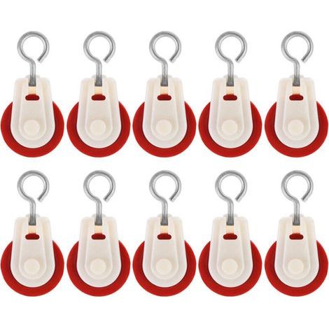 Accessoires de poulie de sortie de Ventilation de poulie de serre de 10 pièces pour la ferme agricole (1/5)