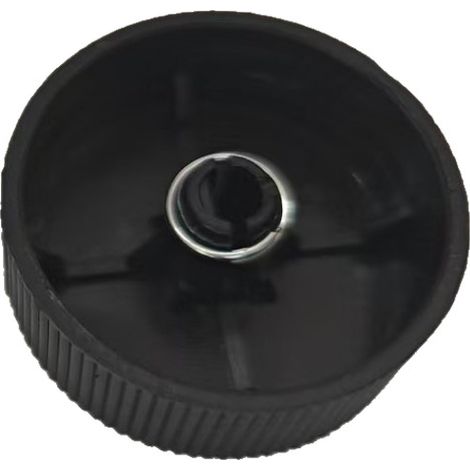 42 mm diameter knob, 0123 adjustment knob, kitchen knob, black round knob. (1/5)
