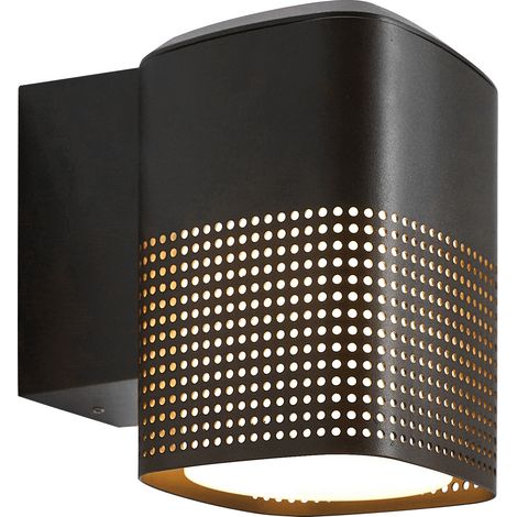 Applique murale Sidara  Aluminium Seaside noir ,  H. 19 - IP54 - E27 /  Nordlux Extérieur (1/5)