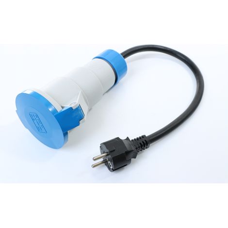 Elmag ELMAG Übergangskabel von Kupplung 230V CEE 32Amp. auf Stecker 230 V CEE 16 Amp. Schuko (1/2)