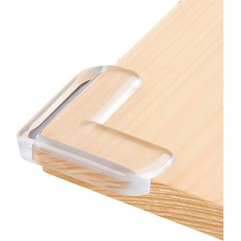 Protège-coins, protège-bords bébé, protège-coins de table transparents sans goût avec adhésif avancé pour une tenue ferme Parfait pour les coins de table et les coins de meubles Protège les bébés et l (1/5)