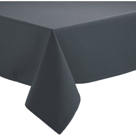 Nappe de Table Recyclée Ombre pour Décoration de Salle à Manger et Cuisine 170 x 250 cm - PANGIVO (1/2)