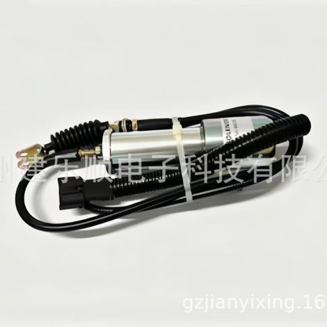 L'électrovanne d'arrêt 11N6-66030 24V est compatible avec les modèles Doosan Daewoo DH220-5 et DH225-7. (1/4)