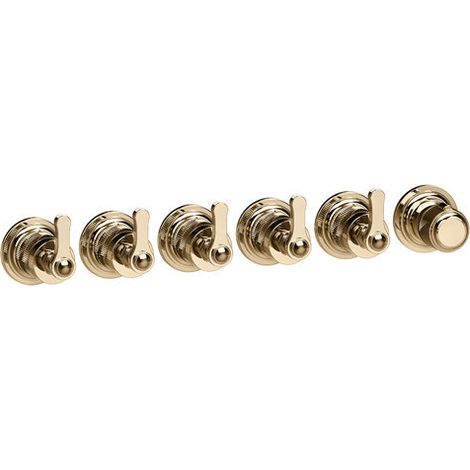 Gessi Venti20 Set de montage final Thermostat, 5 voies, montage