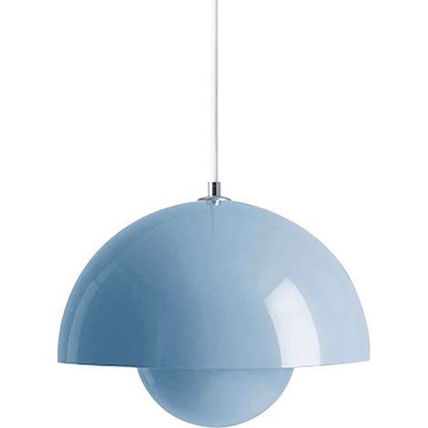 LED-Kronleuchter, moderne Pendelleuchte mit Leuchtmittel, warmes Licht, φ 23 cm (blau) (1/5)