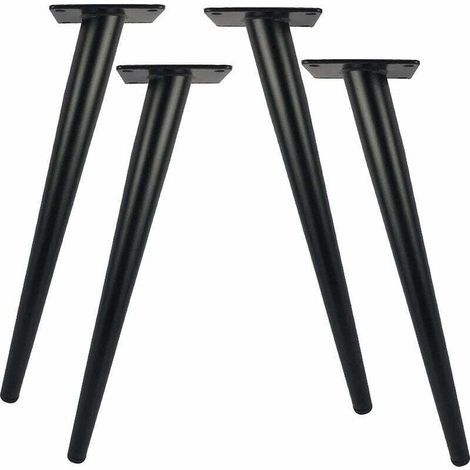 Set of 4 Metal Table Legs 30cm for Modern Furniture Dresser Wardrobe Desk Capacity 800kg (1/4)
