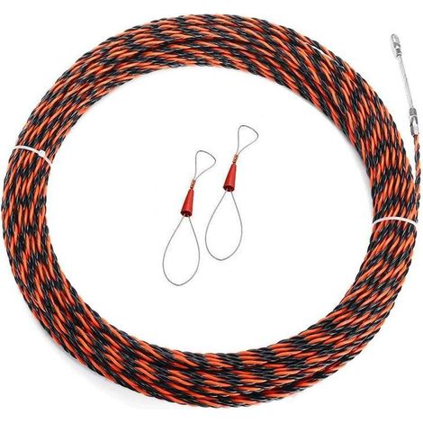 Aiguille tire-fil électrique 50 m, 5 mm de diamètre, rétractable, pour installation électrique (1/5)