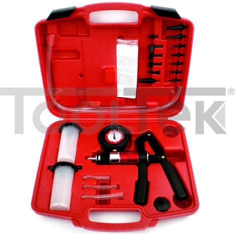 TESTER KIT SPURGO FRENI VACUOMETRO MANUALE POMPA A VUOTO (1/4)